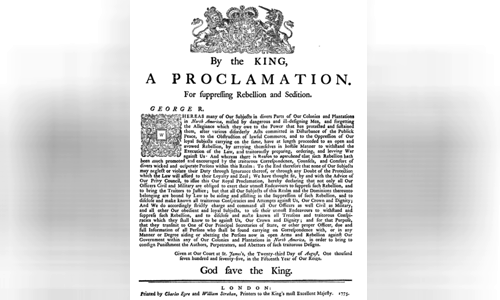 Proclamation of Rebellion