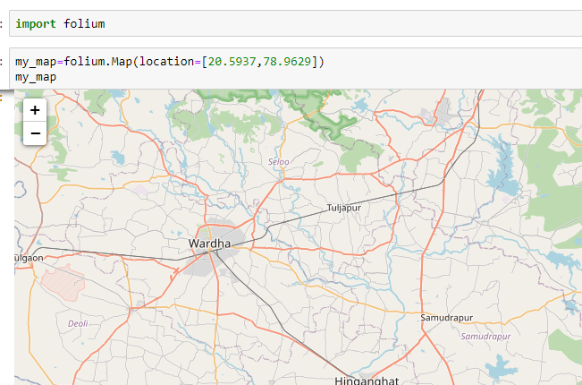 Import map in python