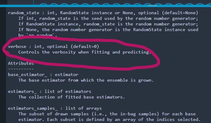 What Is Verbose In Baggingclassifier Data Science And Machine Learning Kaggle
