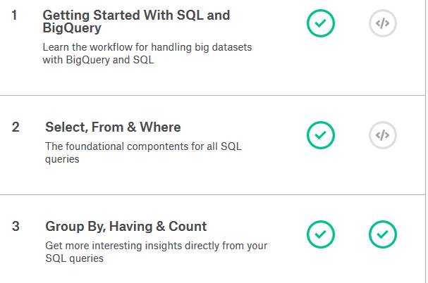 Kaggle Sql Summer Camp Progress Data Science And Machine Learning