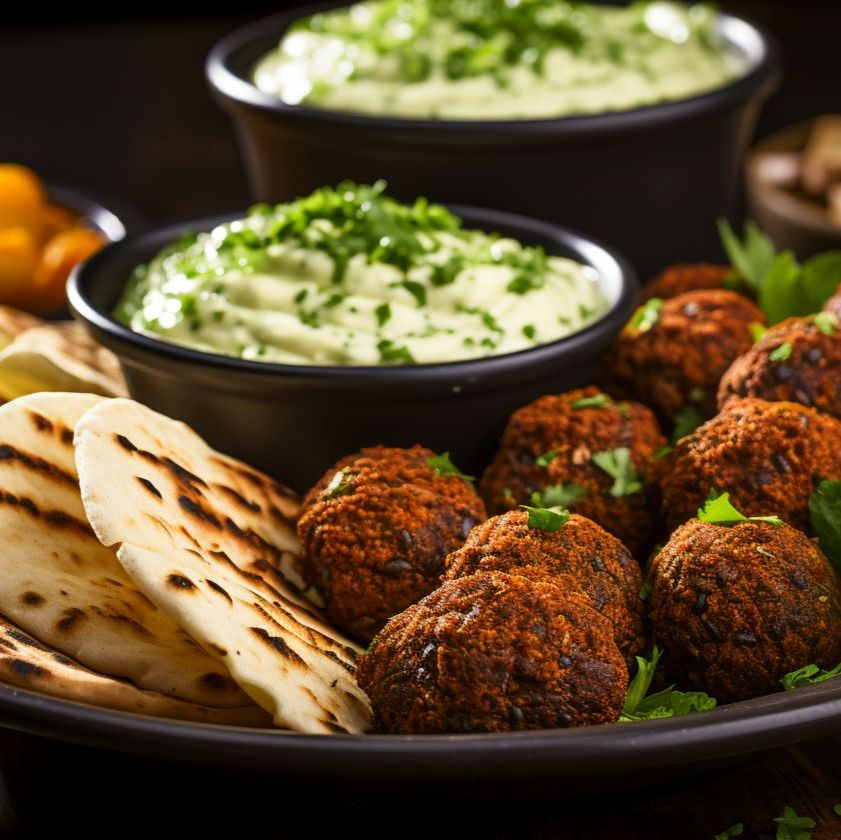 Hummus & Falafel Platter