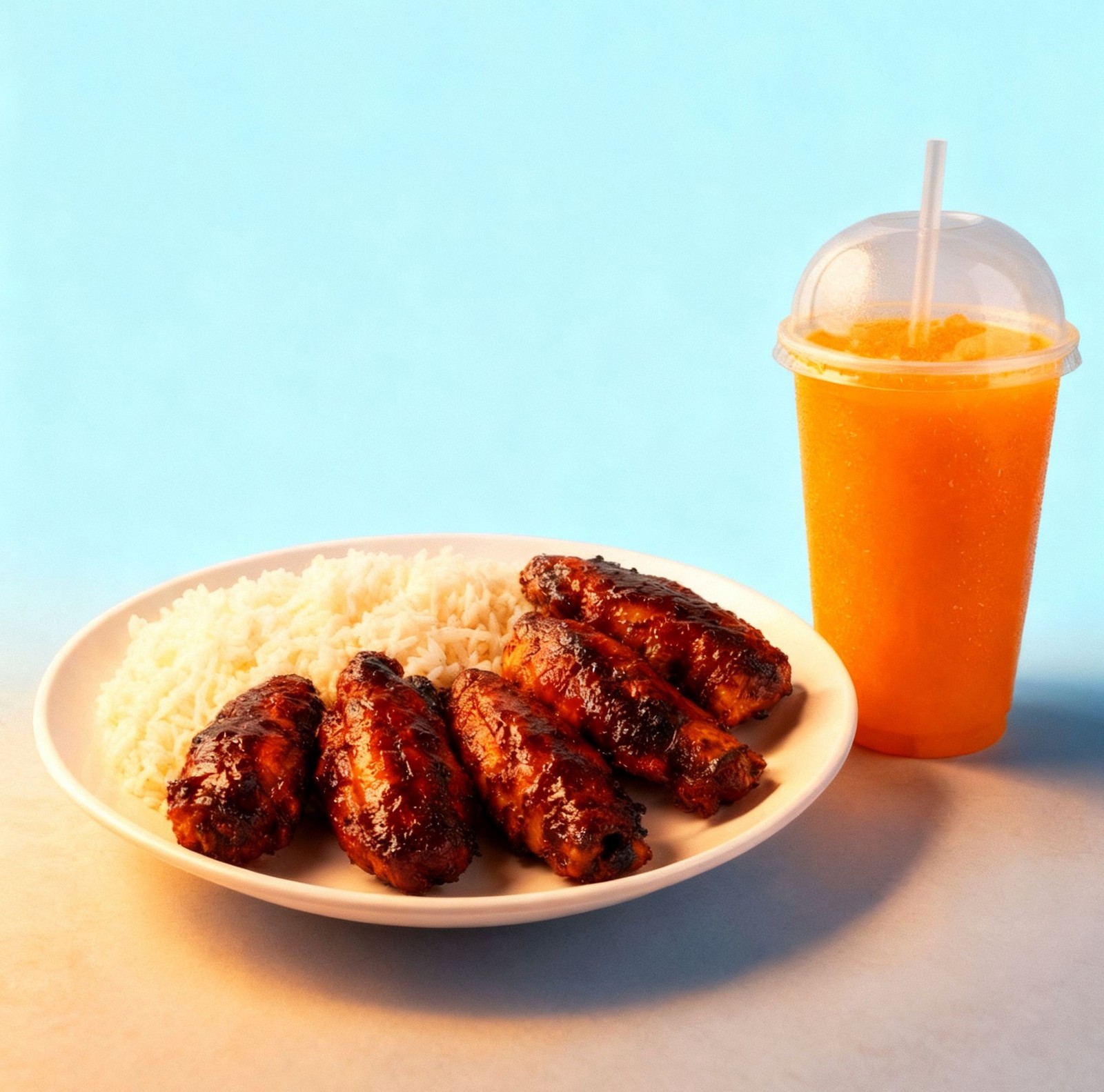 Jerk Wings and Juice