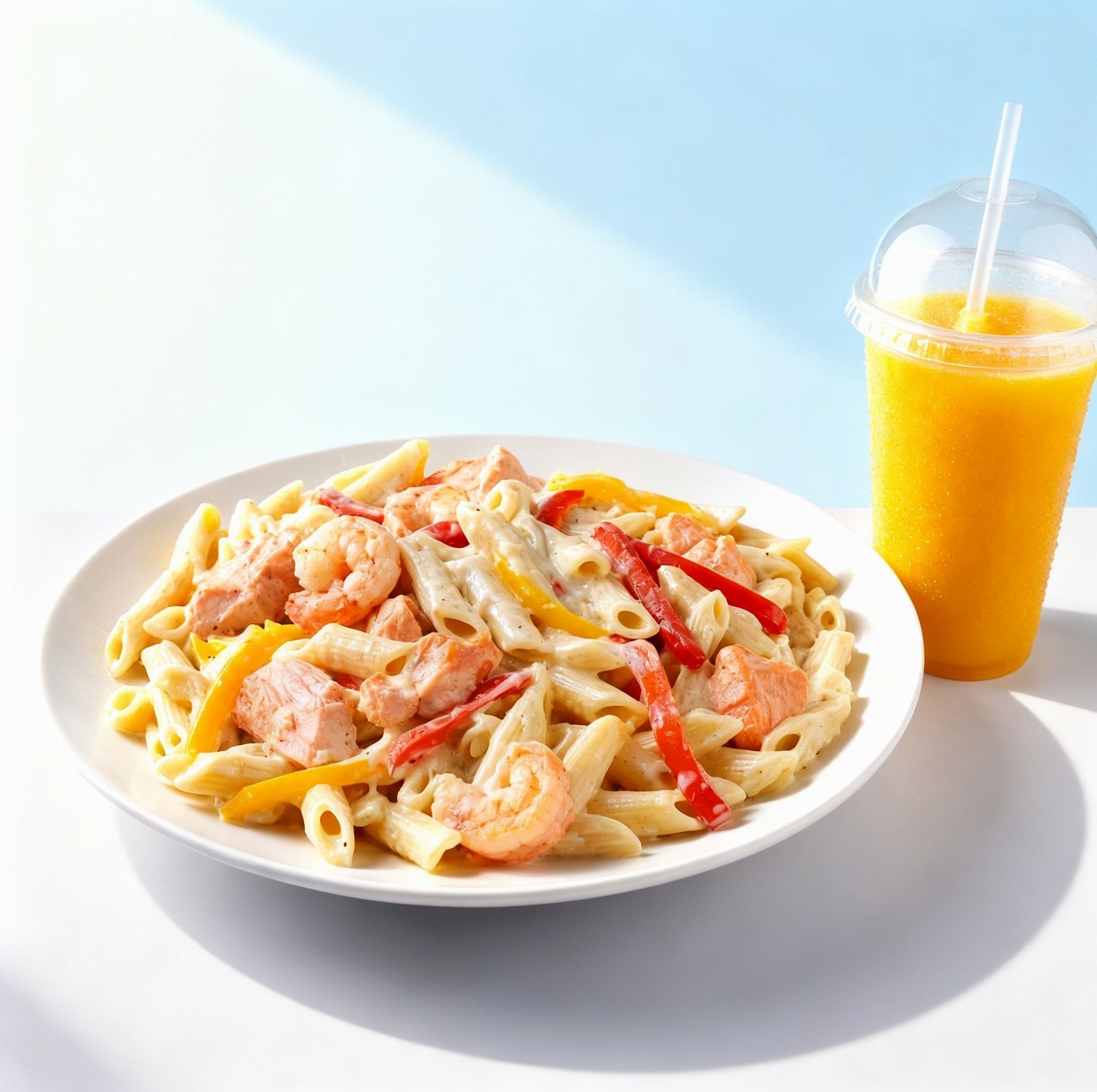 Surf and Turf Pasta Meal