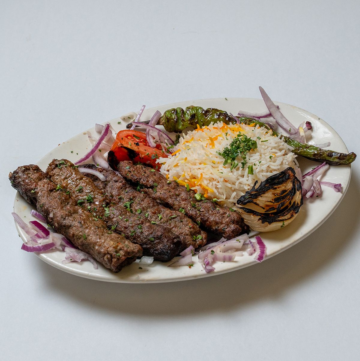Kufta Kebab Platter