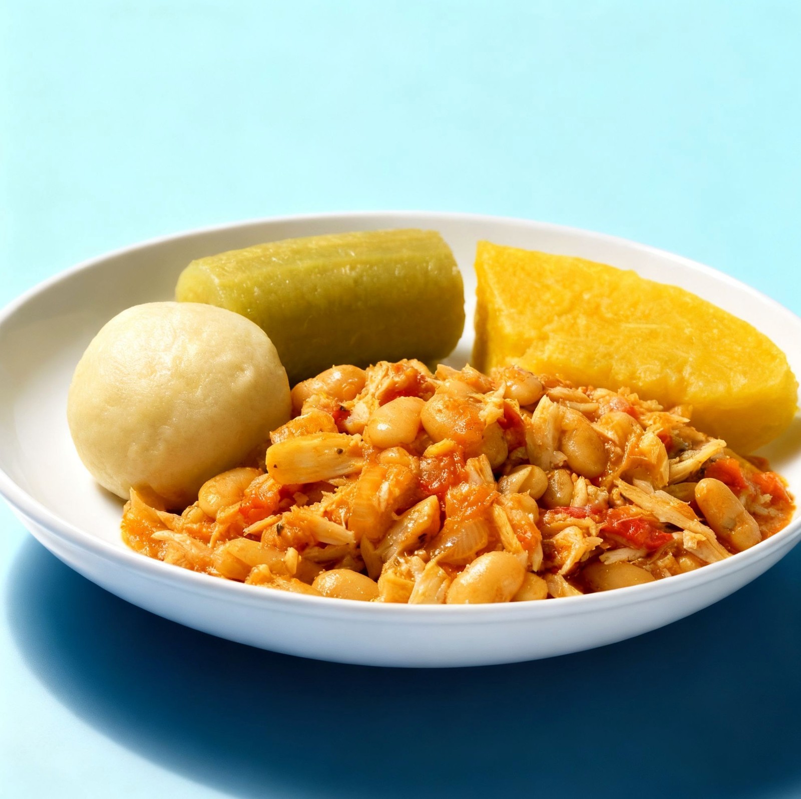 Saltfish and Butter Bean Plate