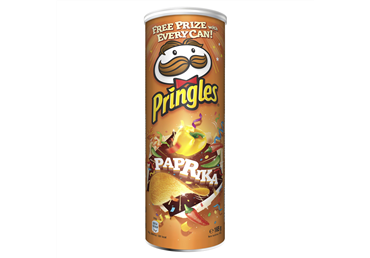 Pikantiškas paprikų sk. užkandis PRINGLES, 165 g