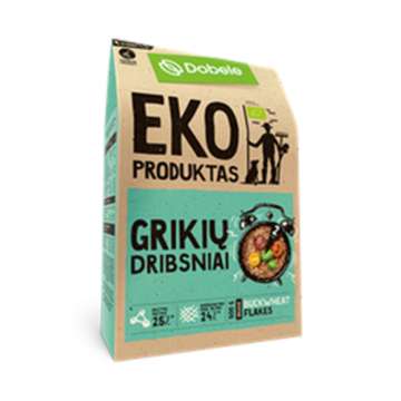 Ekologiški grikių dribsniai DOBELE, 500 g