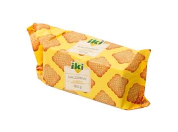 Sviesto - vanilės skonio sausainiai IKI, 160 g