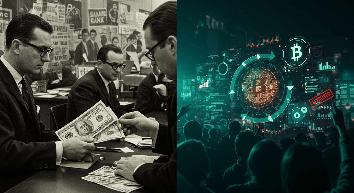 Imagen-Financial Evolution Cycles: How Crypto Mirrors the Euro-Dollar Market Revolution