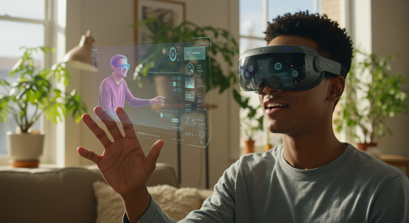 Imagen-Mark Zuckerberg's Vision: How Meta's AR Glasses and AI Will Reshape Human Connection