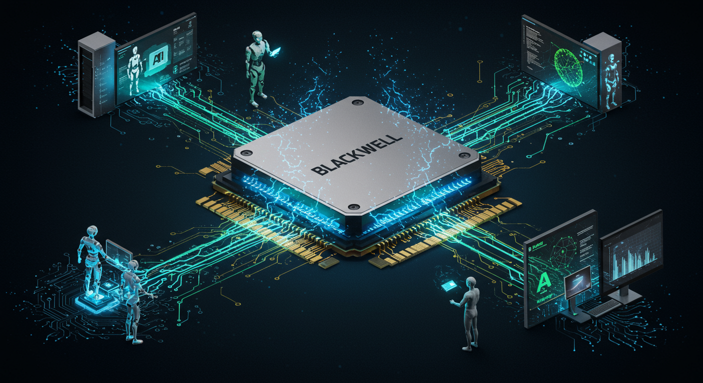 Imagen-NVIDIA Blackwell: 40x Performance Leap Redefines AI Computing Architecture