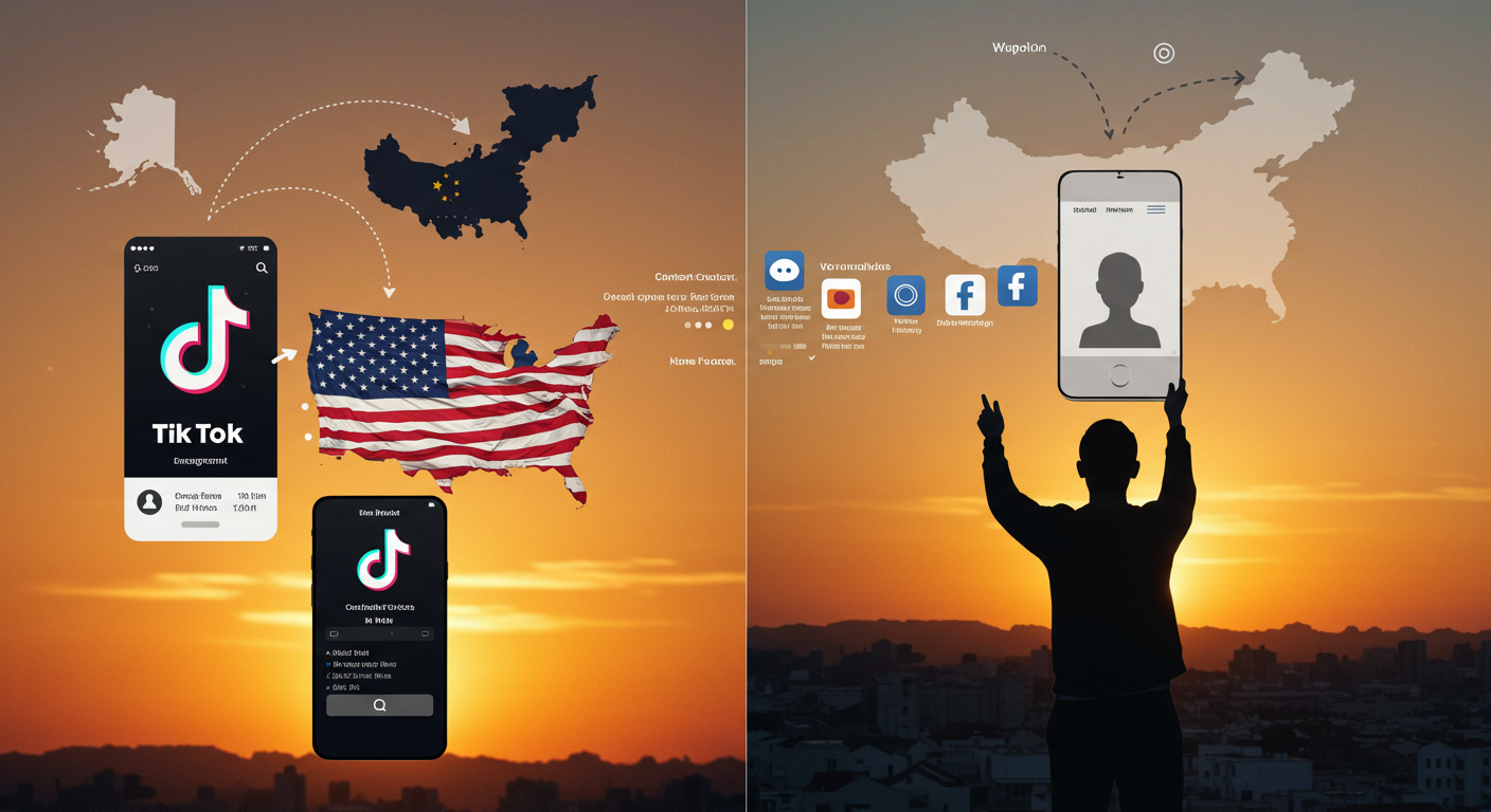 Imagen-TikTok Ban 2025: National Security Concerns and Creator Impact
