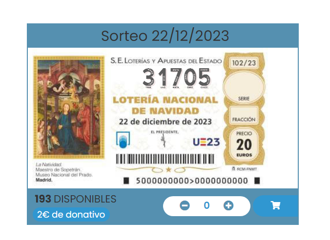 Presentación de Lotería de Navidad Solidaria-Talita Madrid