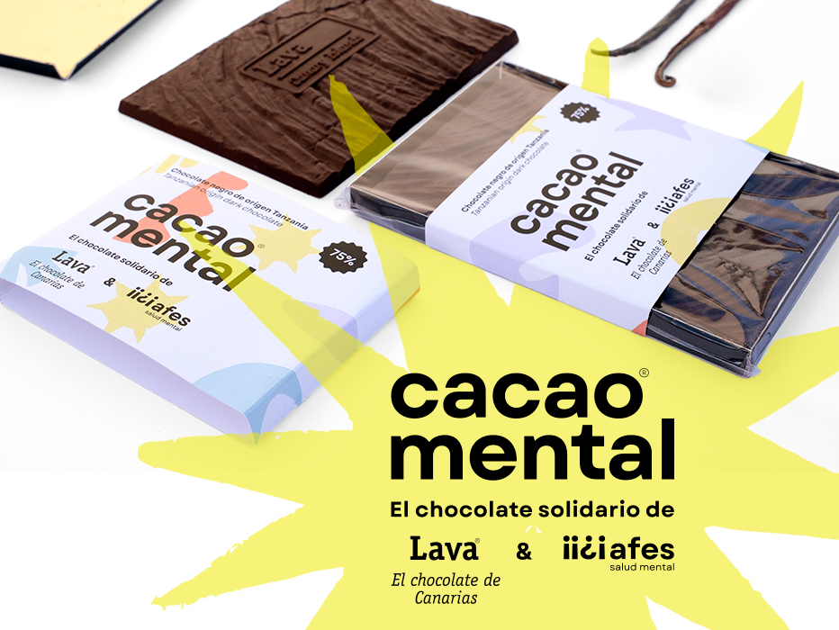 Presentación de Cacao Mental®: el chocolate solidario de Lava & AFES Salud Mental