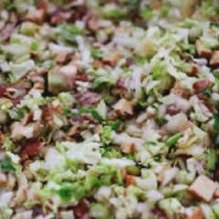 Cách làm bánh bao nhân thịt xào đậu hũ và rau cải