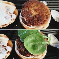 Cách làm Bánh hamburger đậu hũ