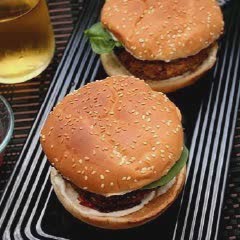 Cách làm Bánh hamburger đậu hũ