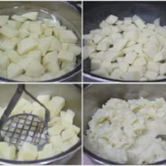 Cách làm bánh khoai tây bọc xúc xích
