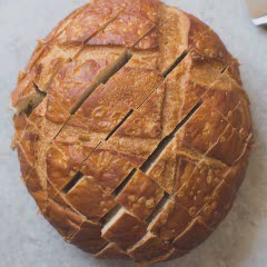 Cách làm Bánh mì nướng cải bó xôi và phô mai