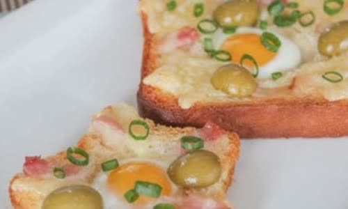 Cách Làm Bánh Mì Sandwich Nướng Trứng Cút Đơn Giản