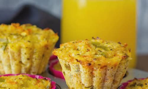 Cách làm Bánh muffin trứng diêm mạch