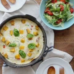 Cách làm bánh pizza khoai lang phô mai