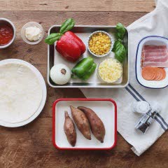 Cách làm bánh pizza khoai lang phô mai