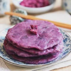 Cách làm Bánh Rán Khoai Lang Tím giòn rụm thơm bùi