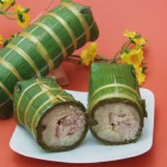 Cách Làm Bánh Tét Nhân Thịt | Gói Lá Chuối Dễ Dàng