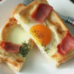 Cách làm Bánh toast trứng thịt nguội