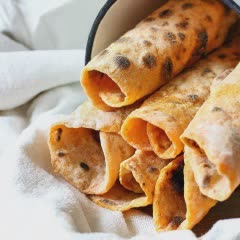 Cách làm Bánh Tortilla khoai lang