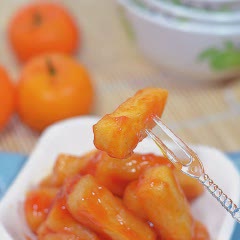 Cách làm bánh đúc sốt chua ngọt
