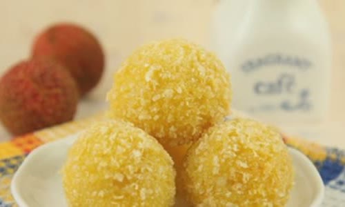 Cách làm bánh vải bọc bột
