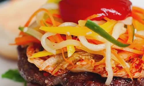 Cách làm Hamburger kiểu Hàn Quốc