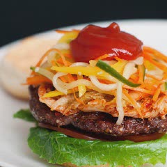 Cách làm Hamburger kiểu Hàn Quốc