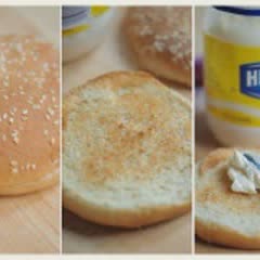 Cách Làm Hamburger Thịt Bò Phô Mai Ngon Miệng