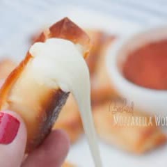 Cách làm Hoành thánh phô mai nướng
