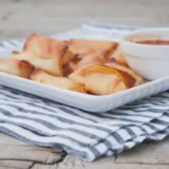 Cách làm Hoành thánh phô mai nướng