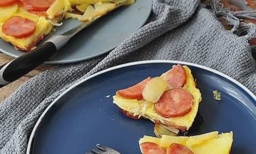 Cách làm pizza trứng chiên