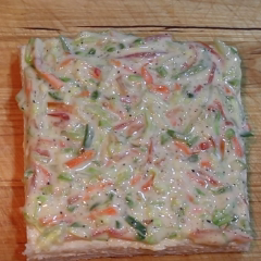 Cách làm sandwich sốt mayonnaise rau củ
