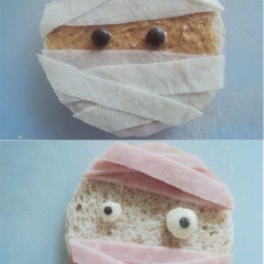Cách Làm Sandwich Xác Ướp Cho Halloween Đơn Giản
