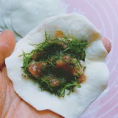 Cách làm Sủi Cảo Trung Quốc nhân thịt băm với thì là
