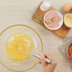Cách Làm Bánh Tart Trứng Phô Mai Chà Bông Xúc Xích | Thơm Ngon Đơn Gỉan