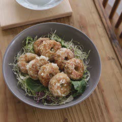 Cách làm thịt chiên kiểu bánh donut
