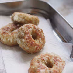 Cách làm thịt chiên kiểu bánh donut