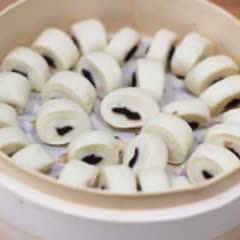 Cách làm bánh bao đậu đỏ mini