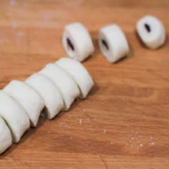 Cách làm bánh bao đậu đỏ mini