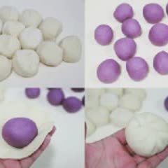 Cách Làm Bánh Bao Khoai Lang Tím Hấp Cực Ngon