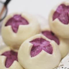 Cách Làm Bánh Bao Khoai Lang Tím Hấp Cực Ngon