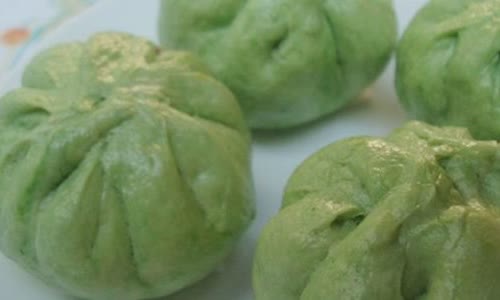 Cách Làm Bánh Bao Trà Xanh Nhân Khoai | Thơm Ngon